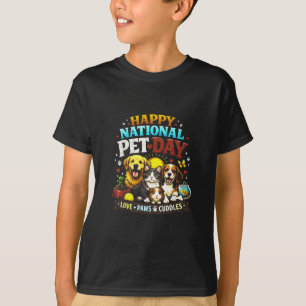 T-shirt Joyeuse Journée nationale des animaux de compagnie