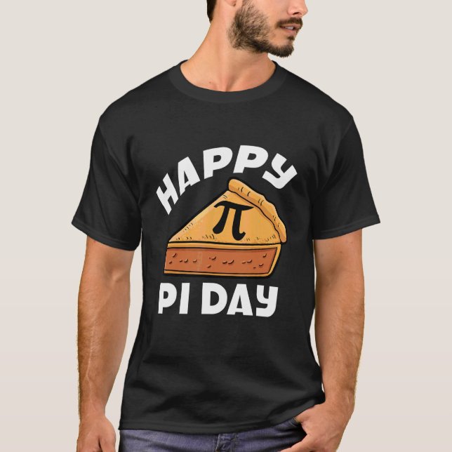 T-shirt Joyeuse Journée Pi Mathématicien Mathématiques Alg (Devant)