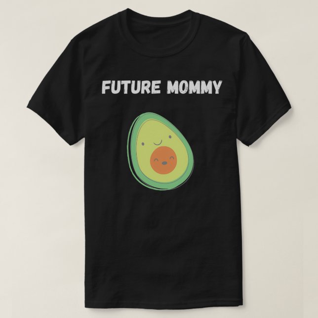 T-shirt Joyeuse maman enceinte Avocado (Design devant)