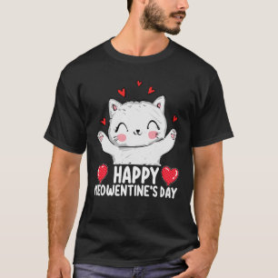 T-shirt Joyeuse Meowentine Saint-Valentin Chat Amour de la
