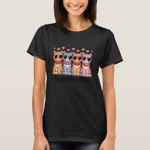 T-shirt Joyeuse Meowentines Saint-Valentin Mignon Valentin