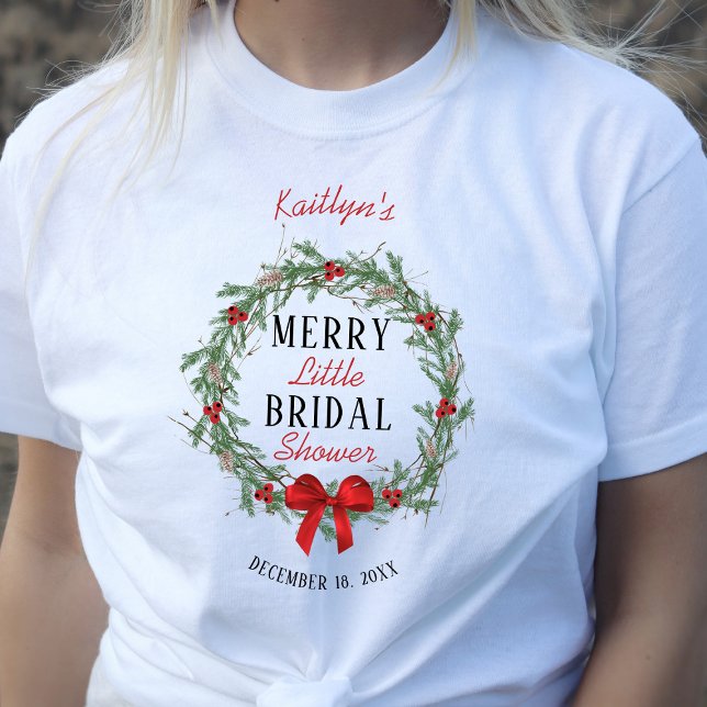 T-shirt Joyeuse Petite Fête de Mariage de Noël (Créateur téléchargé)