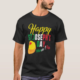 T-shirt Joyeuse Saint-Joseph Jésus Sfingi Zeppole 19 mars