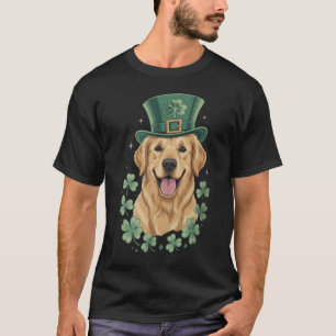 T-shirt Joyeuse Saint-Patrick de Golden Retriever