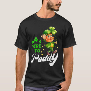 T-shirt Joyeuse Saint-Patrick Ici à Paddy Drôle Leprec