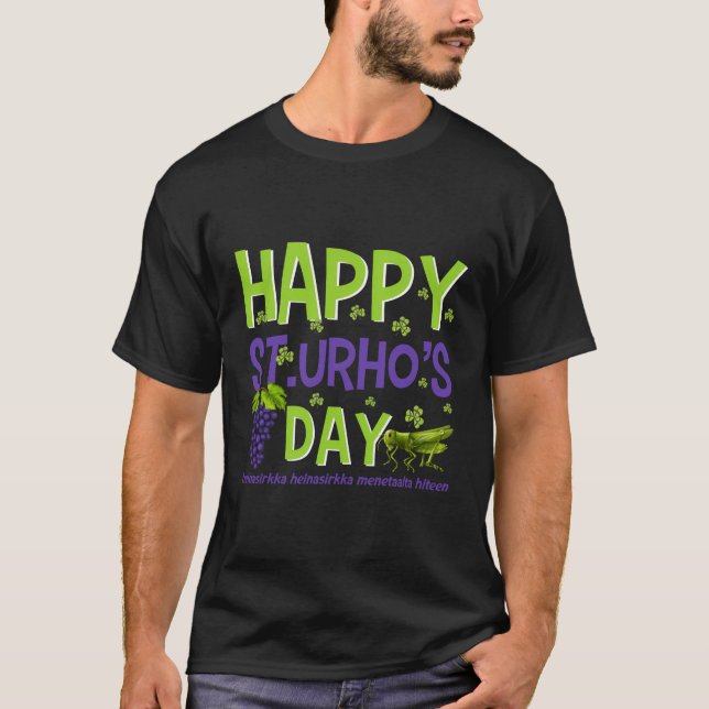 T-shirt Joyeuse Saint Urho'S Day (Devant)