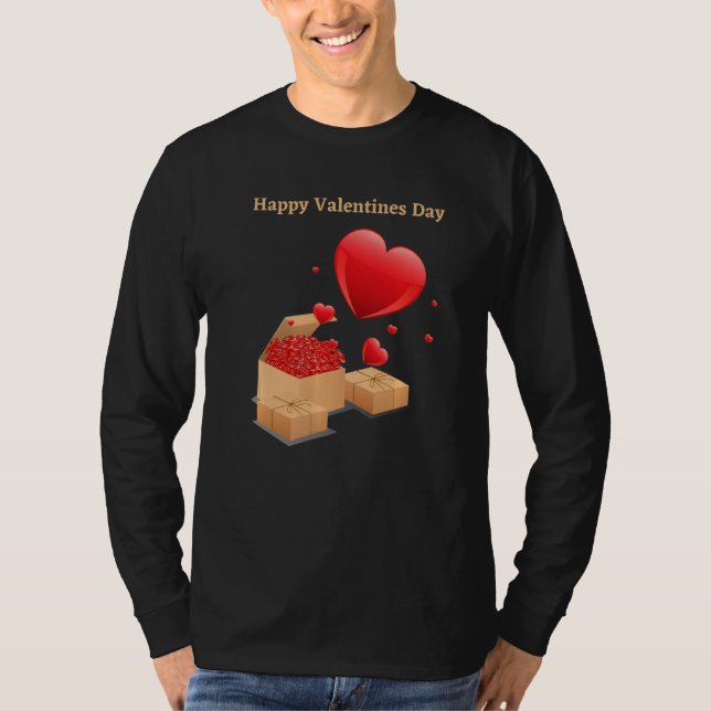 T-shirt Joyeuse Saint-Valentin (Devant)