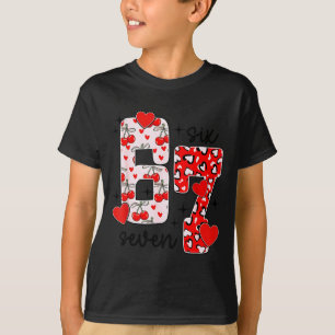 T-shirt Joyeuse Saint-Valentin 67 Meme Cœurs Arc Coquette 