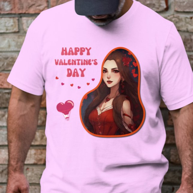 T-shirt Joyeuse Saint-Valentin - Amour de la Saint-Valenti (Créateur téléchargé)