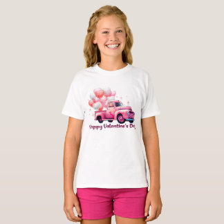 T-shirt Joyeuse Saint-Valentin gros camion