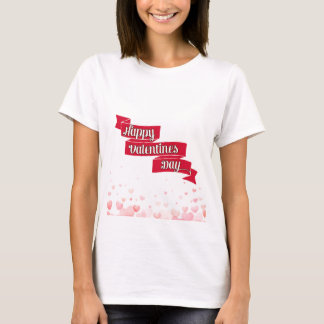 T-shirt « Joyeuse Saint-Valentin » Typographie Cœur ❤️