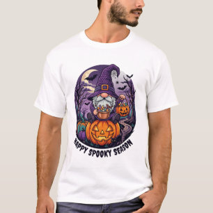 T-shirt Joyeuse Saison Effrayante Gnome de Halloween Citro