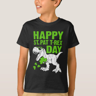 T-shirt Joyeuse St Pat Trex Day St Patrick Dinosaure Tout-