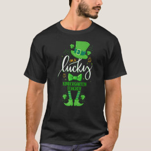 T-shirt Joyeuse St Patrick Day Je suis un Lucky Kindergart