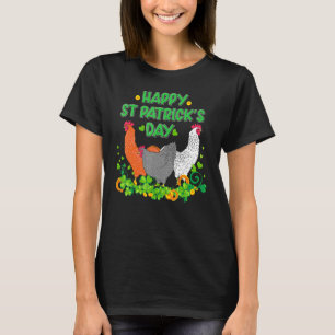 T-shirt Joyeuse St Patrick S Day Poulet Fermier Agricultu