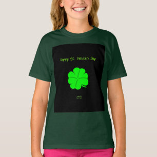 T-shirt Joyeuse St. Patrick's Day Girls Deep Forest T Shir