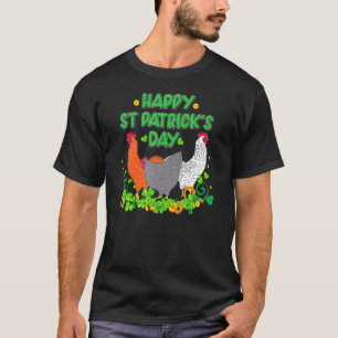 T-shirt Joyeuse St Patrick's Day Poule Agriculteur Agricu