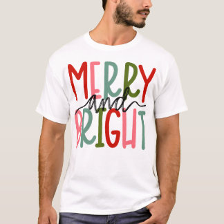 T-shirt Joyeuses et brillantes Filles de Noël Enfants Todd