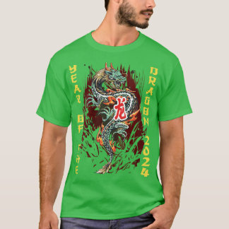 T-shirt Joyeuses femmes du Nouvel An chinois 2024 Année de
