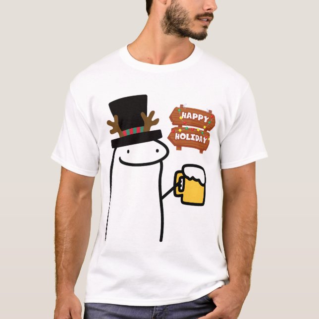 T-shirt Joyeuses fêtes (Devant)