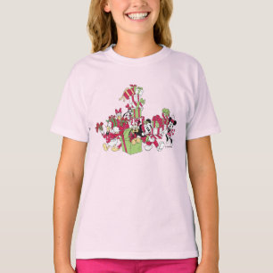 T-shirt Joyeuses Fêtes Cadeaux de Noël de Mickey et ses
