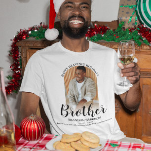 T-shirt Joyeuses Fêtes Célestes Mémorial en Photos