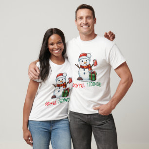 T-shirt Joyeuses nouvelles Snowman