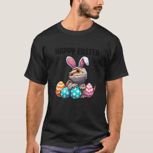 T-shirt Joyeuses Pâques Dragon Barbu Reptile Hommes Femmes