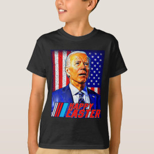 T-shirt Joyeuses Pâques Drôle Joe Biden 4 Juillet Hommes F