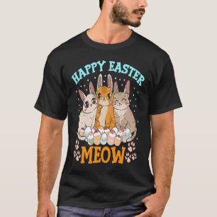 T-shirt Joyeuses Pâques Minou Chat