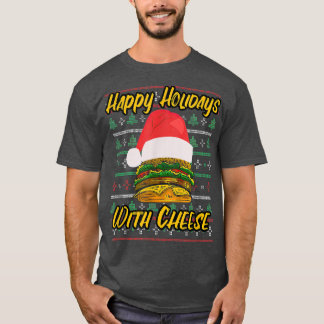 T-shirt Joyeuses Vacances Au Fromage Vilain Cheesebu De No