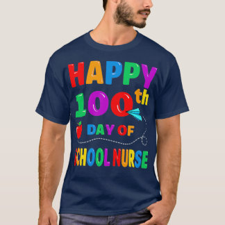 T-shirt Joyeux 00 Jour D'École Pour Enseignant D'Infirmièr