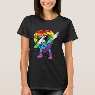 T-shirt Joyeux 100 Jour De L'École Dabbing Fidget Jouet En
