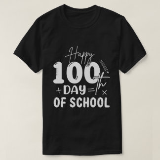 T-shirt Joyeux 100 jour d'école Enseignants Enfants Enfant