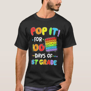 T-shirt Joyeux 100 Jours De 1Ere Année Garçons Fidget Pop