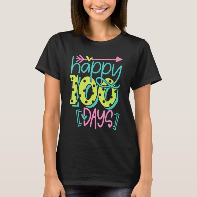 T-shirt Joyeux 100 Jours De L'École Super Funny Présente T (Devant)