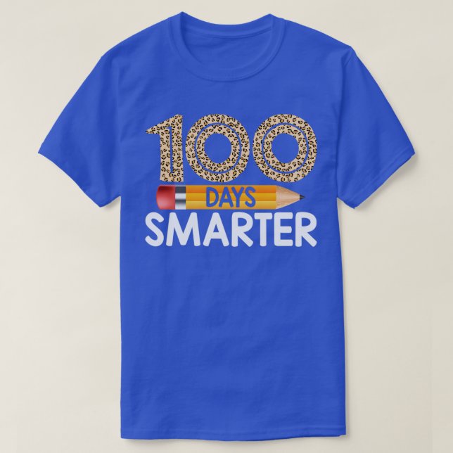 T-shirt Joyeux 100 Jours de Smarter (Design devant)