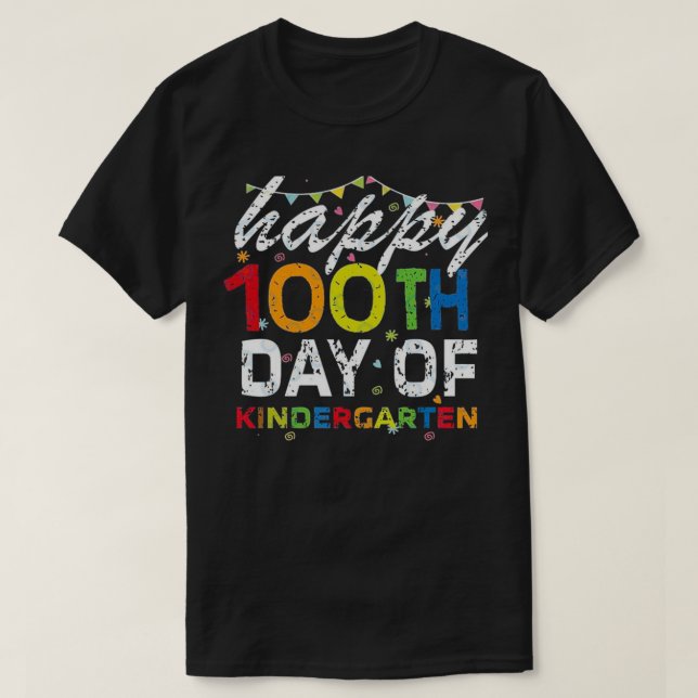 T-shirt Joyeux 100 jours d'école2 (Design devant)