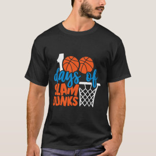 T-shirt Joyeux 100 Jours D'École 100 Jours De Slam Dunks B