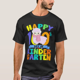 T-shirt Joyeux 100e jour de jardin d'enfants Enseignant Él