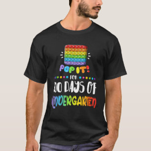 T-shirt Joyeux 100E Jour De Jardin D'Enfants Fidget Pop It