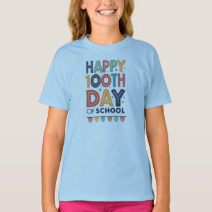 T-shirt Joyeux 100e jour de l'école enseignant vie chemise