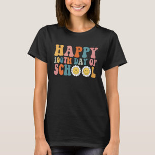 T-shirt Joyeux 100e jour de l'école maternelle Enseignant 