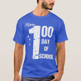 T-shirt Joyeux 100e jour de l'école pour enfants enseignan