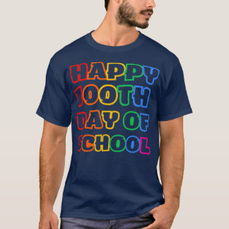 T-shirt Joyeux 100e Jour de l'école pour l'idée cadeau