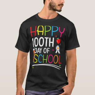 T-shirt Joyeux 100e Jour De L'Enseignant Éducateur Étudian