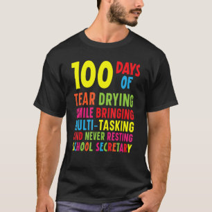 T-shirt Joyeux 100e Jour De L'Enseignant Éducateur Étudian