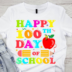 T-shirt Joyeux 100e jour d'école