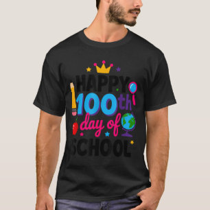 T-shirt Joyeux 100e jour d'école 100 jours plus intelligen