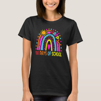 T-shirt Joyeux 100e Jour D'école Enseignant Enfants 100 Jo
